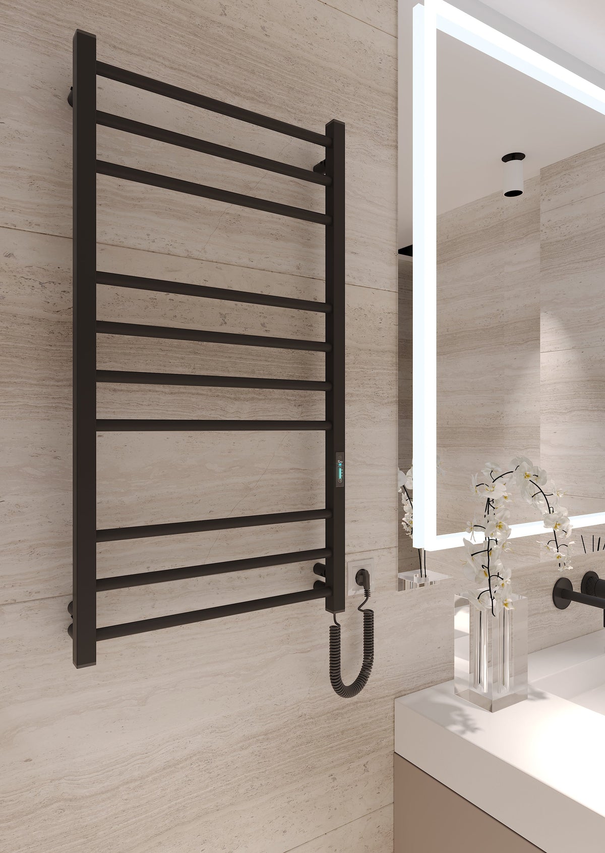 Ladder Lux 10 Schwarz