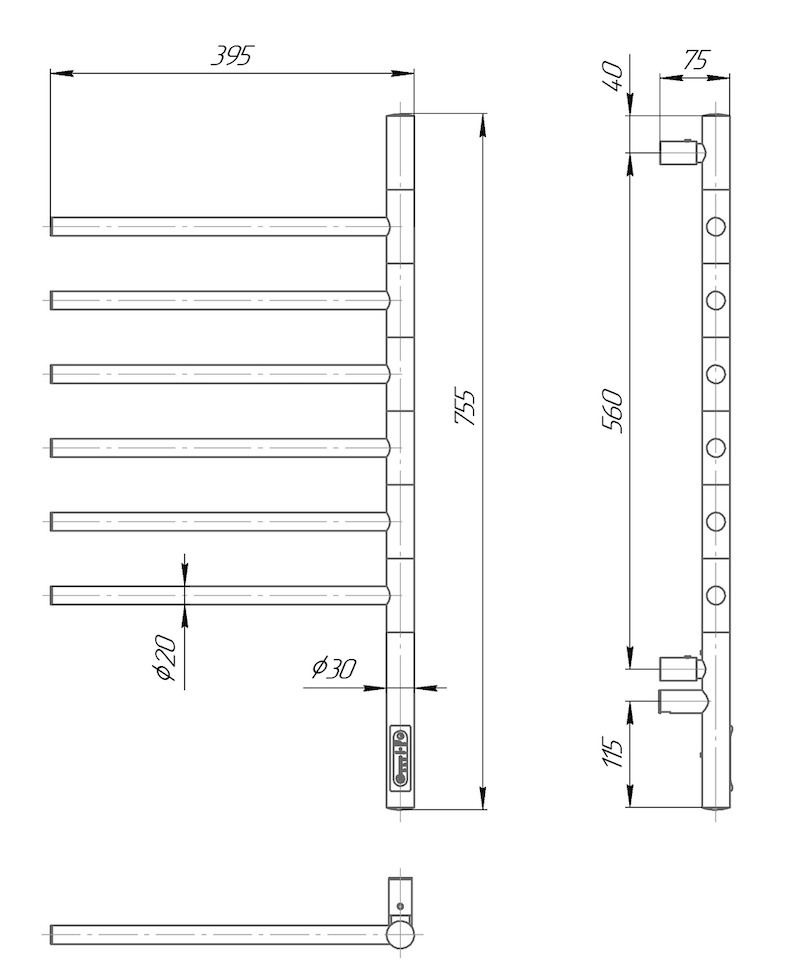 Vertical 6 Schwarz